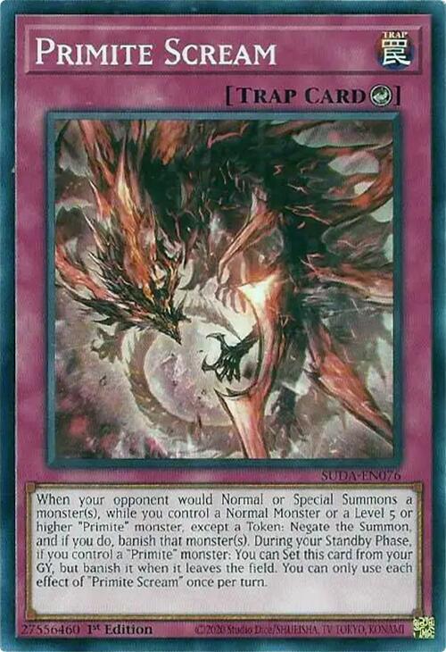 Primite Scream - SUDA-EN076 - Common - 1st Edition